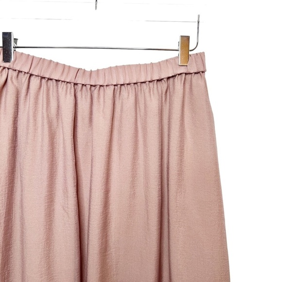 & Other Stories Blush Crepe Women’s Fairy Maxi Overlay Skirt M - Picture 4 of 12